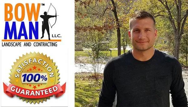 Bow Man Mulching Logo