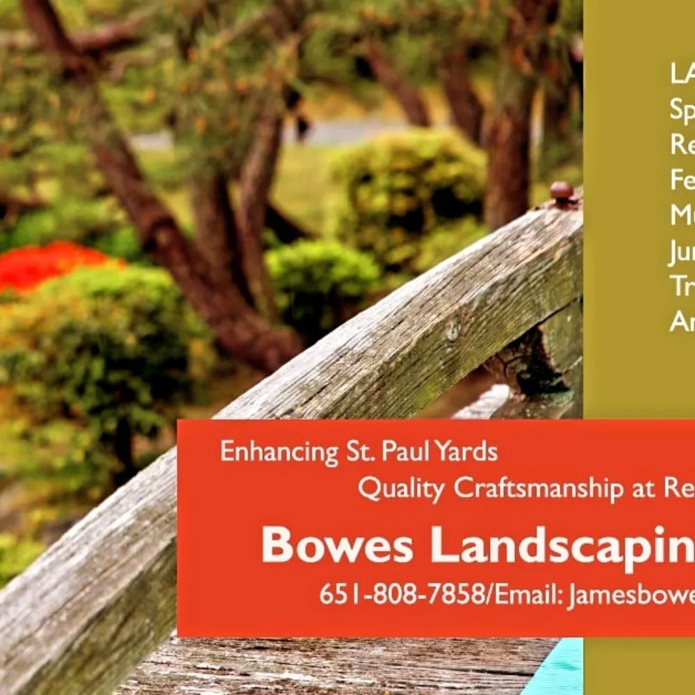 Top-rated landscape design for year-round maintenance across Saint Paul, MN - Bowes Landscaping and Snow Removal Services