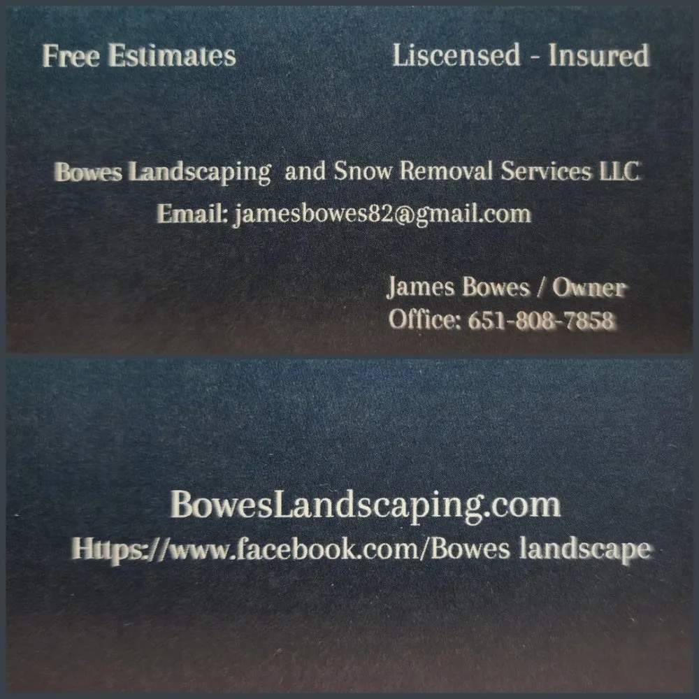Custom lawn mowing service with custom design in Saint Paul, MN by Bowes Landscaping and Snow Removal Services