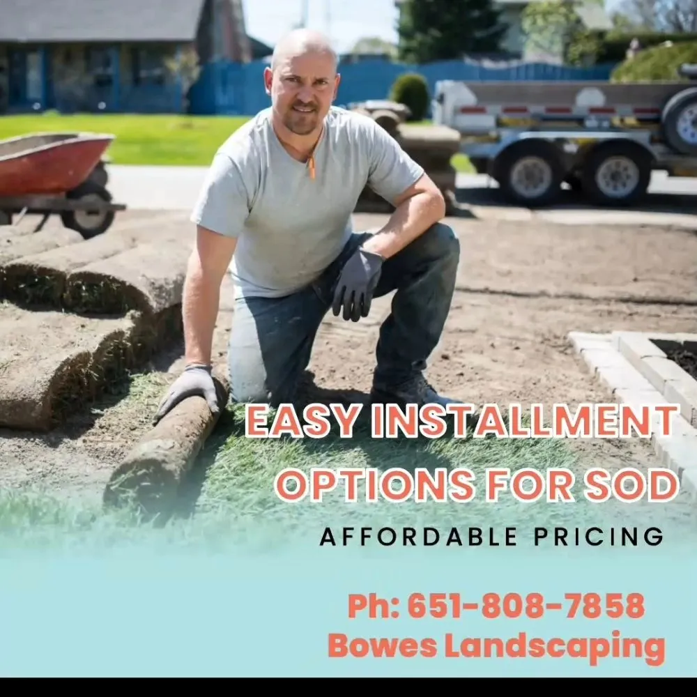 Custom garden landscaping with custom design in Saint Paul, MN by Bowes Landscaping and Snow Removal Services