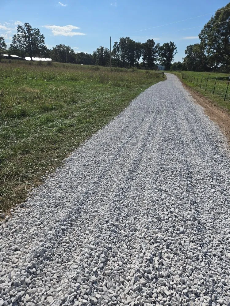 Custom yard cleanup service for outdoor upgrades in Diamond, MO by Bowman’s Gravel Works and Dirt Works
