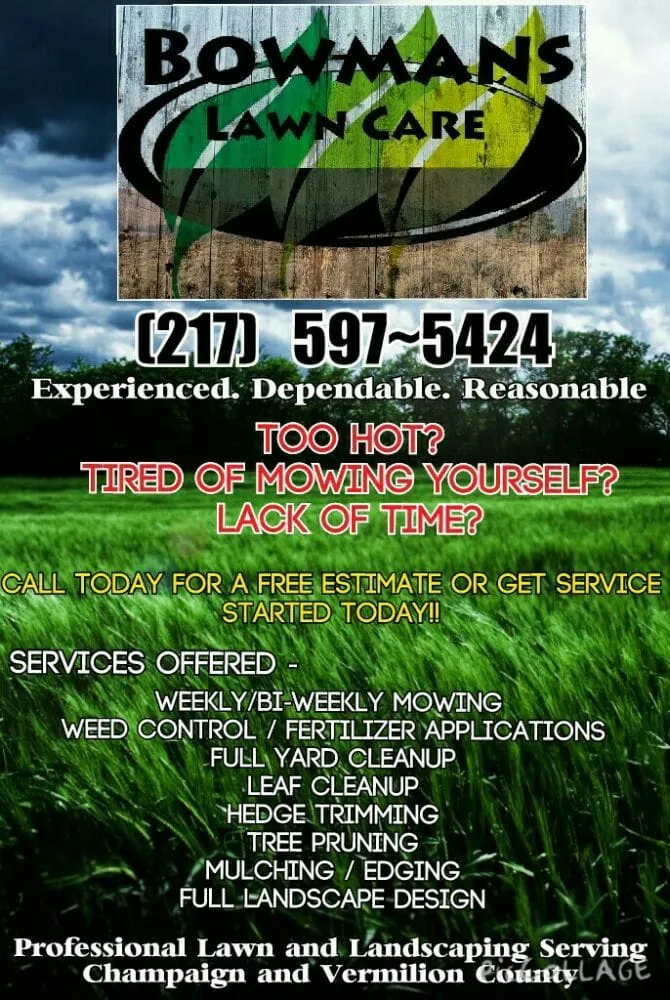 Professional outdoor landscaping experts serving Monticello, IL - Bowman's Lawn Care