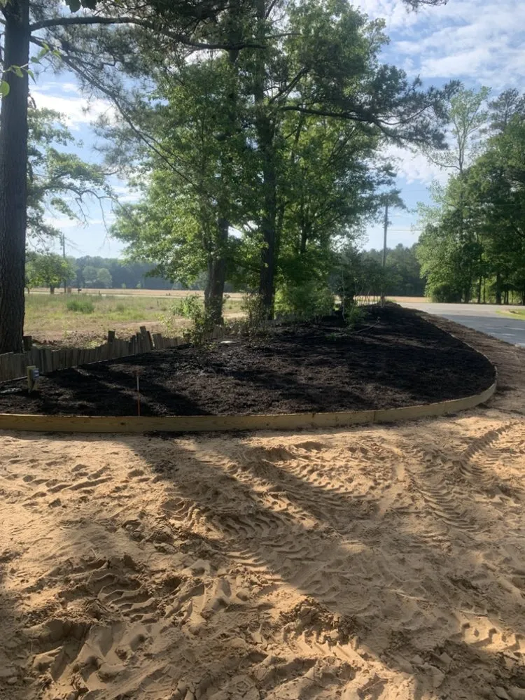 Local landscape installation with custom design in Johnsonville, SC by Boyd’s Mowing & More