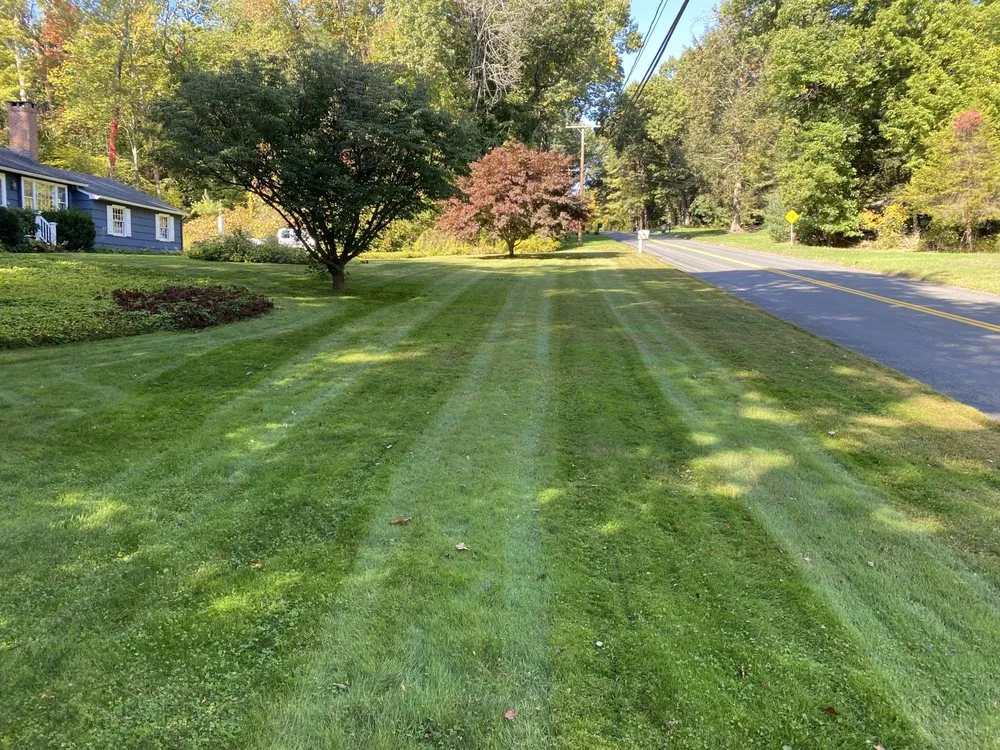 Custom landscape installation in Simsbury, CT by Bozscapes