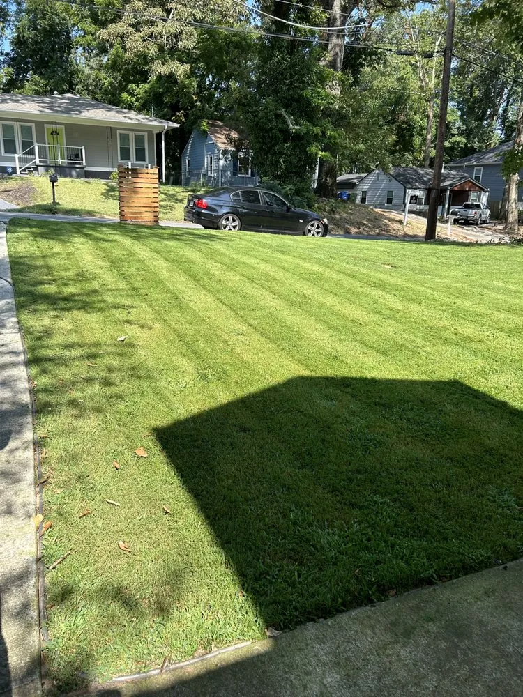 Custom lawn mowing service for outdoor upgrades in Atlanta, GA by Bozz Lawn Care