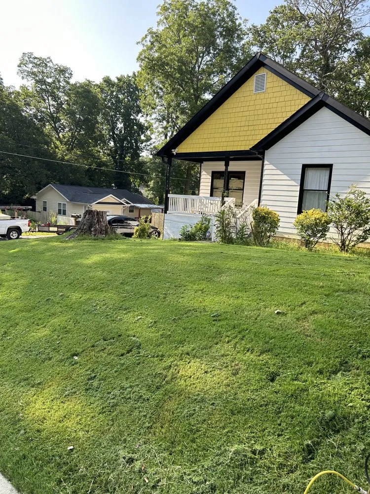 Professional lawn mowing service in Atlanta, GA by Bozz Lawn Care