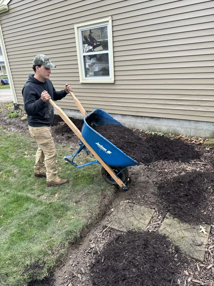 Reliable yard cleanup service for residential properties in Akron, OH by BP Landscaping