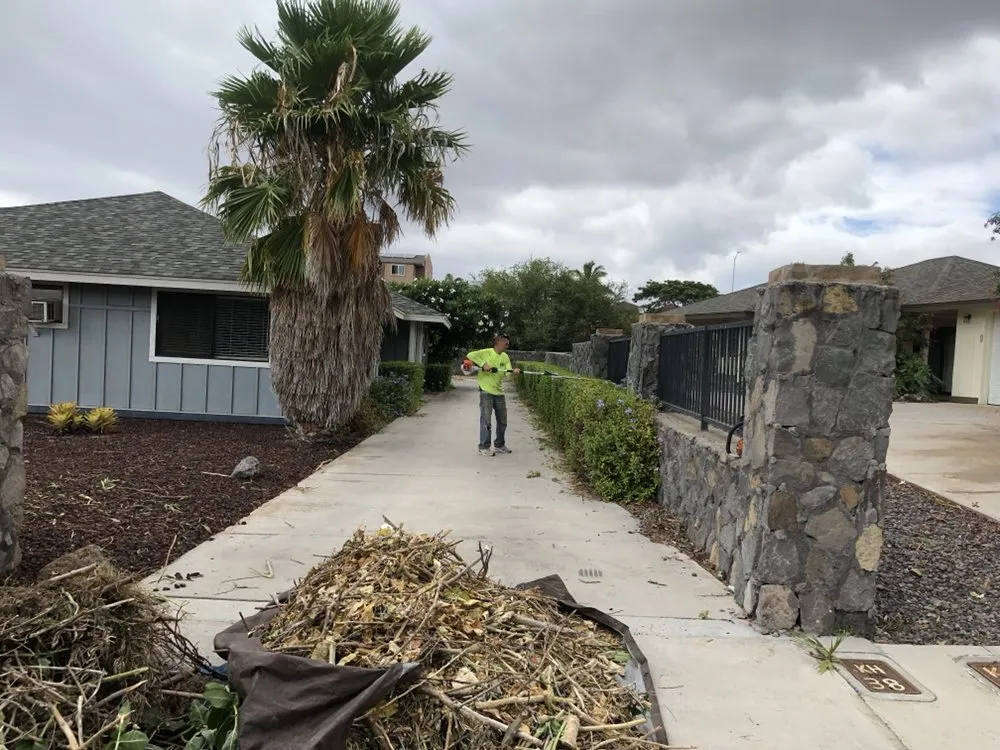 Custom lawn mowing service for beautiful yards across Holualoa, HI - BP Landscaping