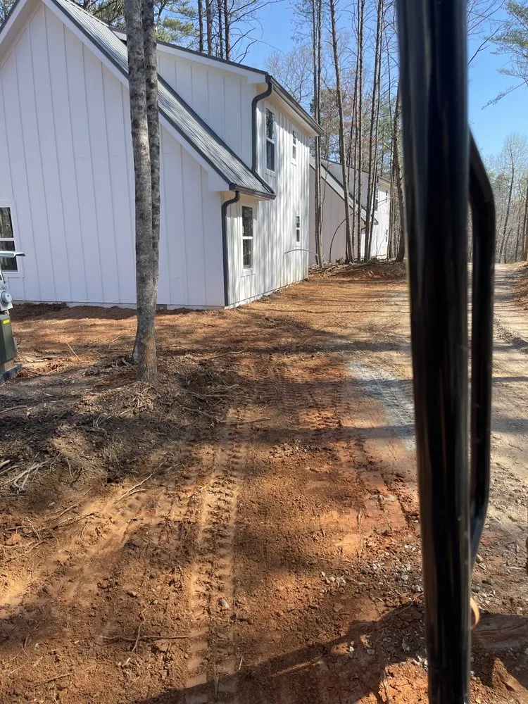 Custom residential landscaping in Dahlonega, GA by BP Septic