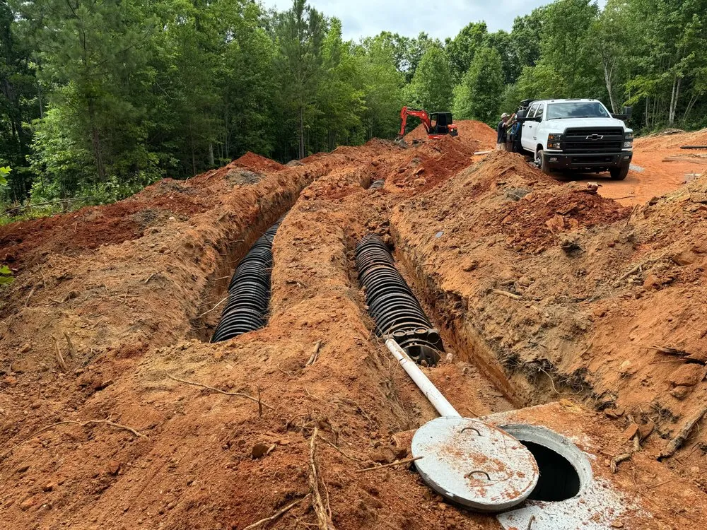 Local yard maintenance with custom design across Dahlonega, GA - BP Septic