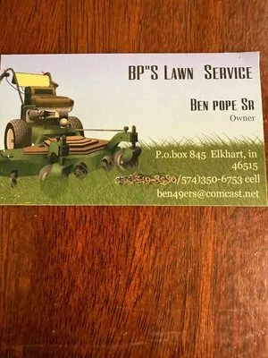 BP’S Lawn Service Logo