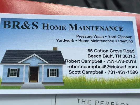 B&R Home Maintenance Logo