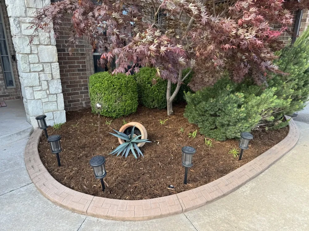 Affordable landscape installation for beautiful yards in Edmond, OK by B&R Landscape
