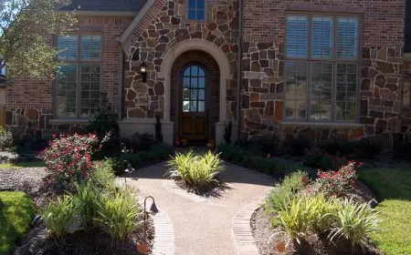 Local landscape installation in Houston, TX - B.R. Pollock & Associates