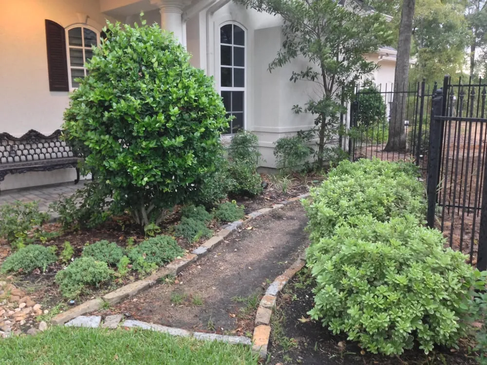 Reliable landscape installation in Houston, TX by B.R. Pollock & Associates