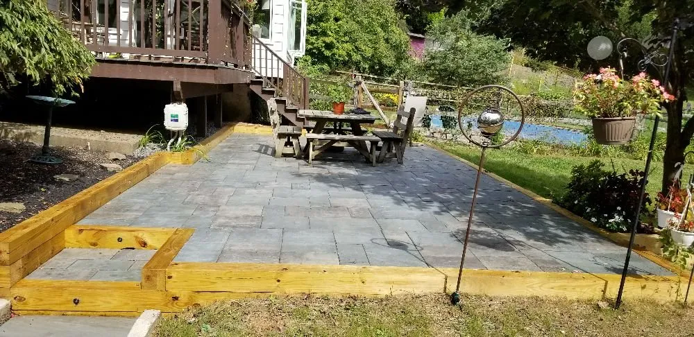 Custom yard cleanup service for outdoor upgrades in West Chester, PA by Braccili Lawn & Landscaping