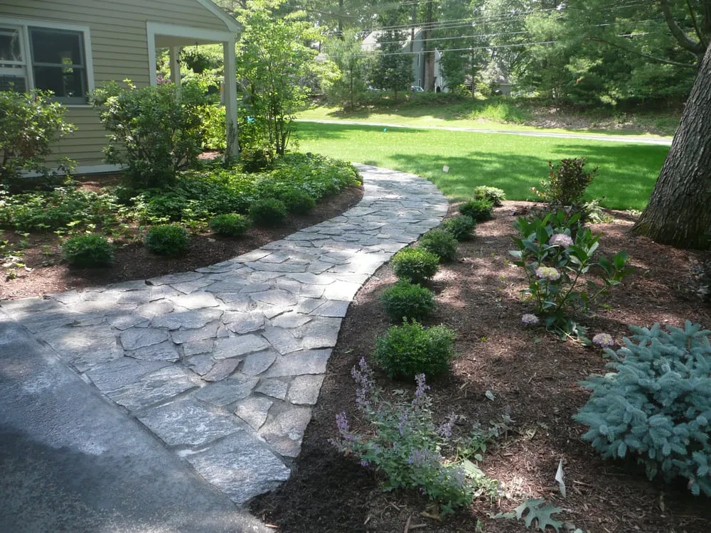 Custom landscape installation in Old Saybrook, CT - Brad Hull Landscaping Services
