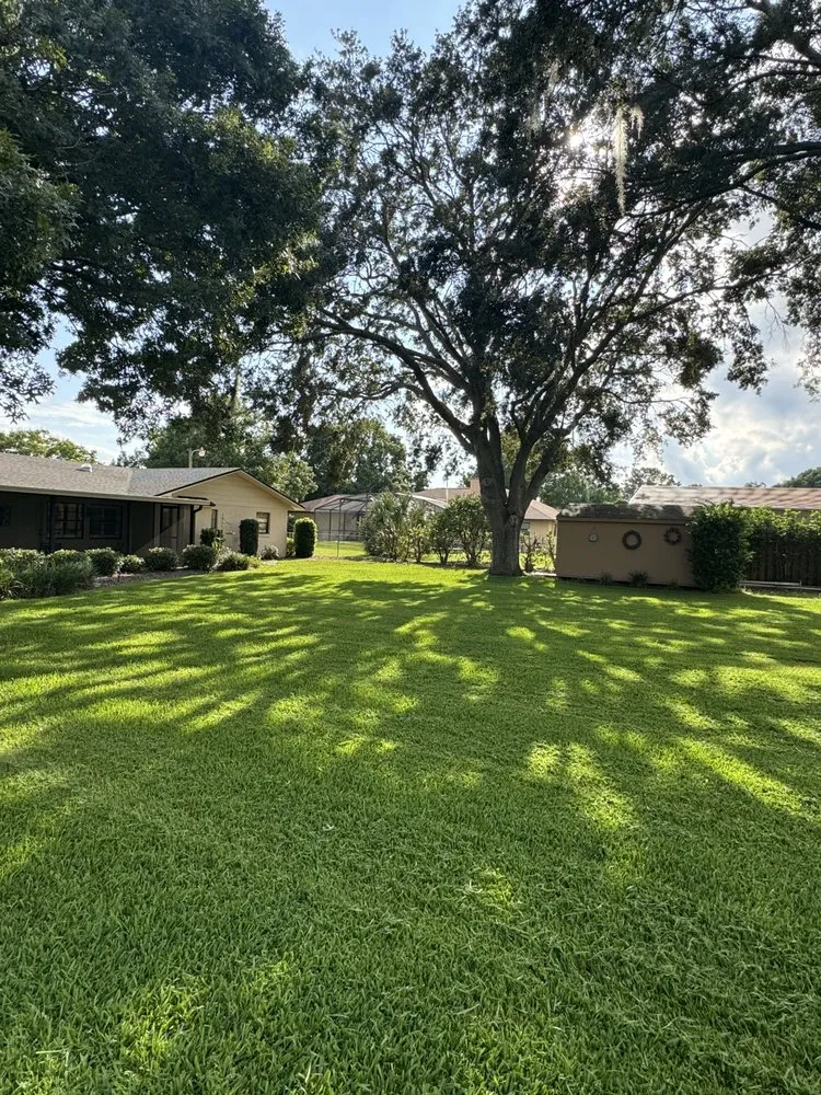 Custom residential landscaping for outdoor upgrades in Leesburg, FL by Bradford & Sons Lawn Maintenance And Tree Services