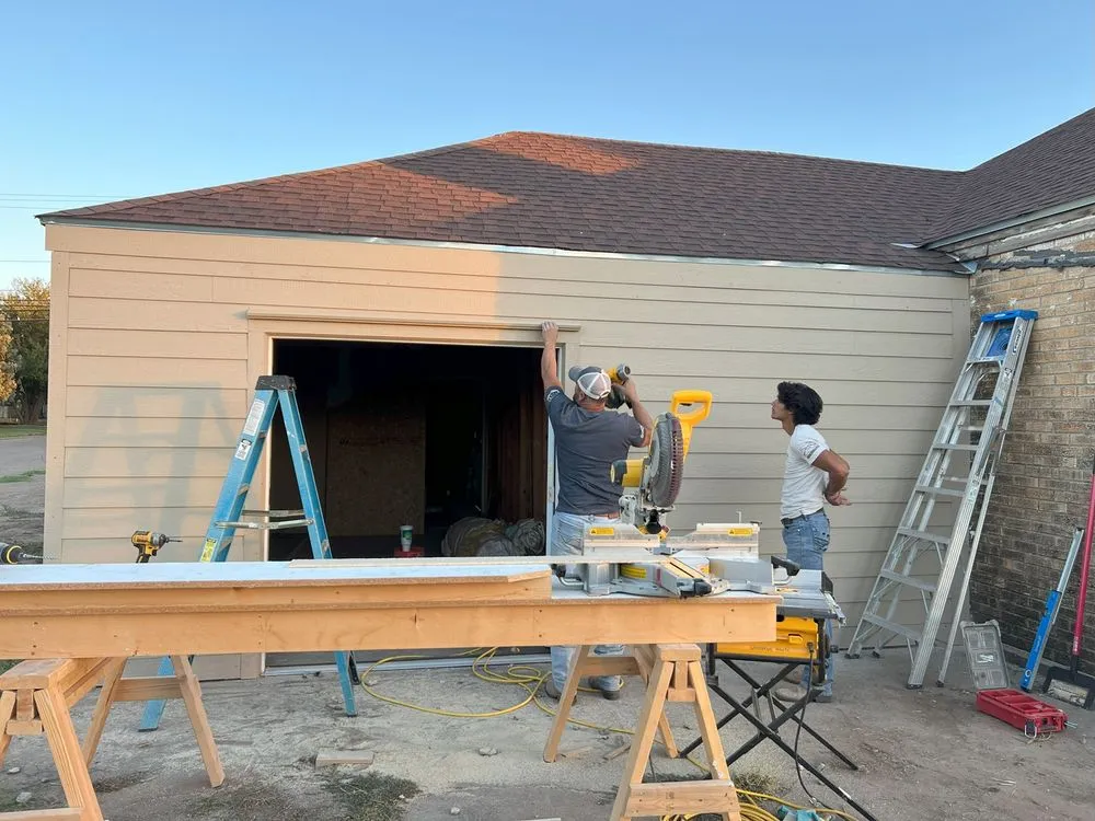 Custom landscape installation in Fritch, TX by Bradley Jacob Solutions