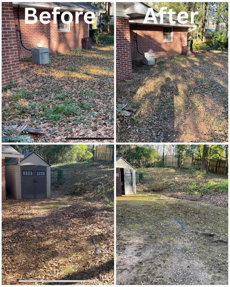 Custom yard cleanup service for outdoor upgrades across Auburn, AL - Bradley Lawn Care