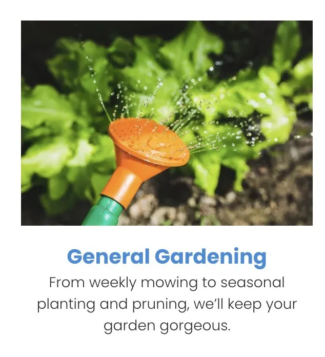 Local garden landscaping in Durand, MI by Bradley's Lawn Busters