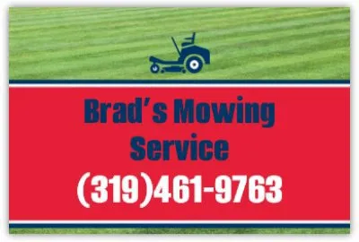 Custom landscape installation in Wellman, IA - Brad’s Lawnmowing services
