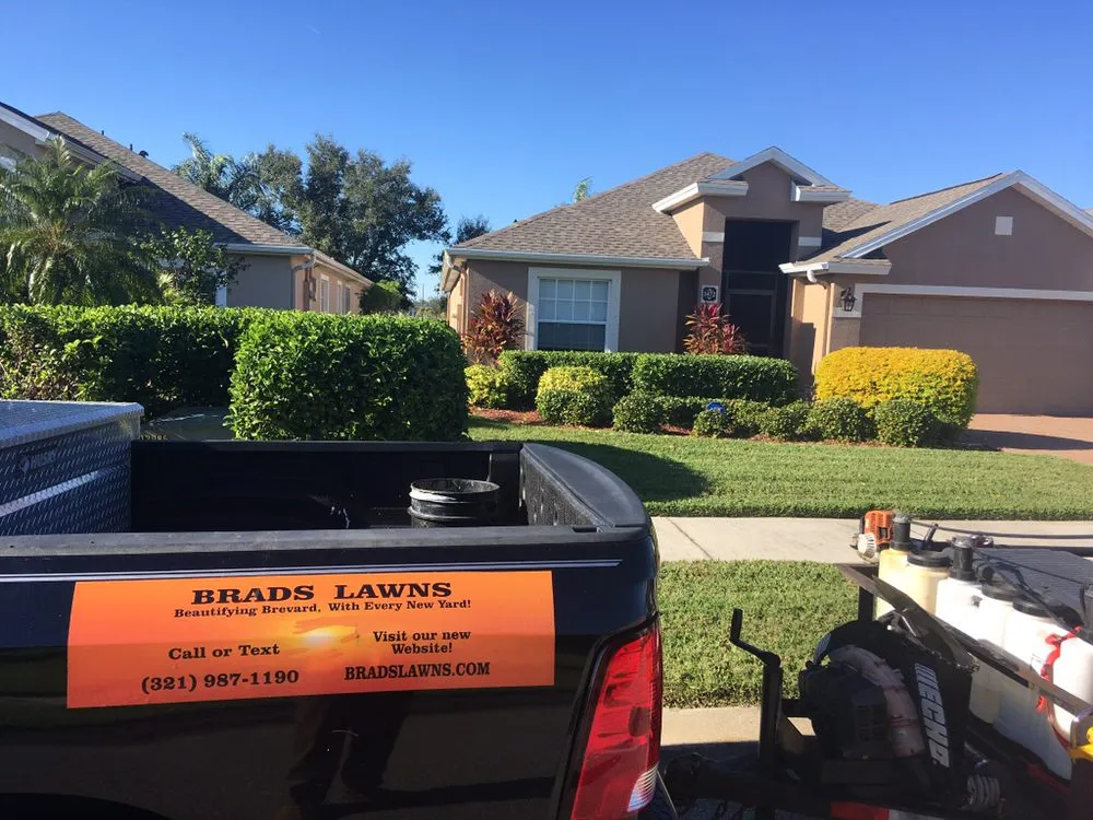 Affordable landscape installation for residential properties across Melbourne, FL - Brads Lawns