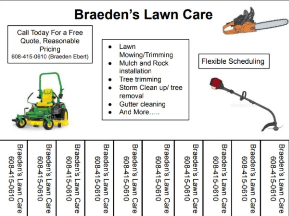 Affordable garden landscaping in La Valle, WI - Braeden's Lawn Care