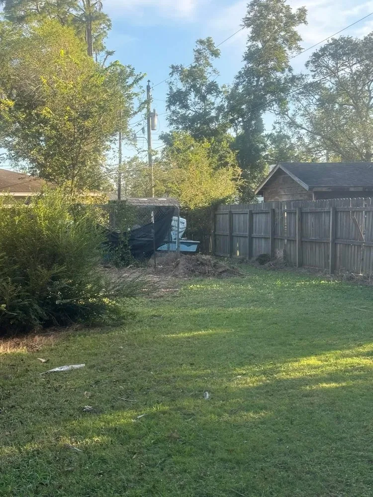 Local landscape installation in Brazoria, TX by Branch Out Bros