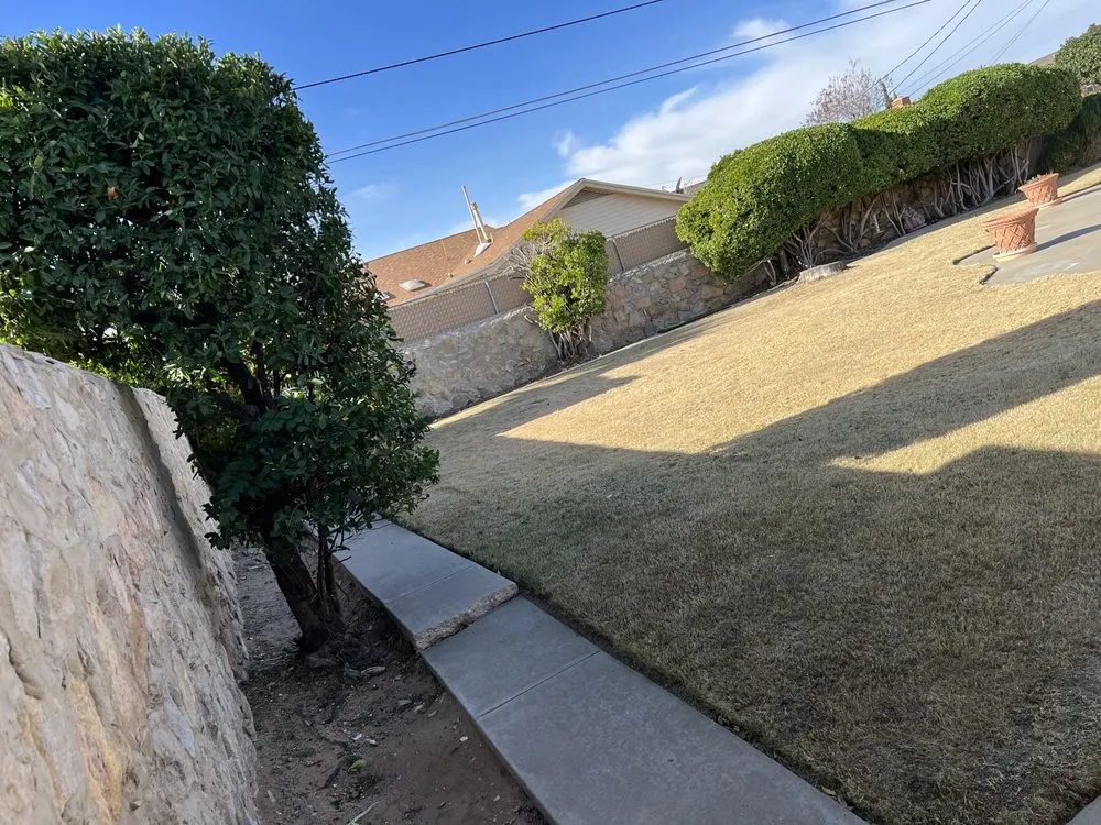 Local yard maintenance for residential properties in Horizon City, TX by Branded Ranch Home Improvement and Designs