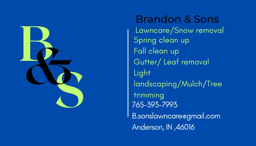 Custom landscaping services for residential properties in Anderson, IN by Brandon And Sons Lawn Care And Snow Removal