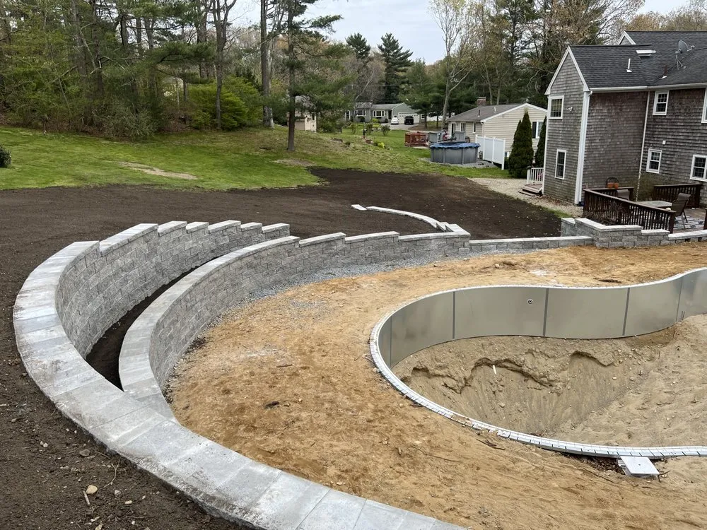 Custom landscaping services in Pembroke, MA by Brandon Landscaping