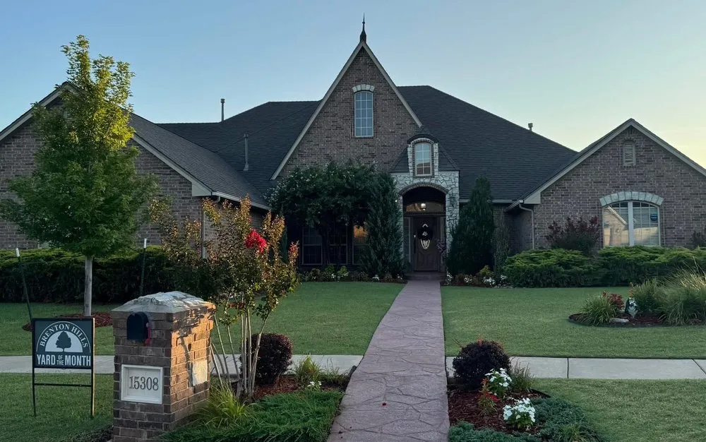 Professional yard cleanup service for residential properties across Edmond, OK - Brandon Seasonal Solutions