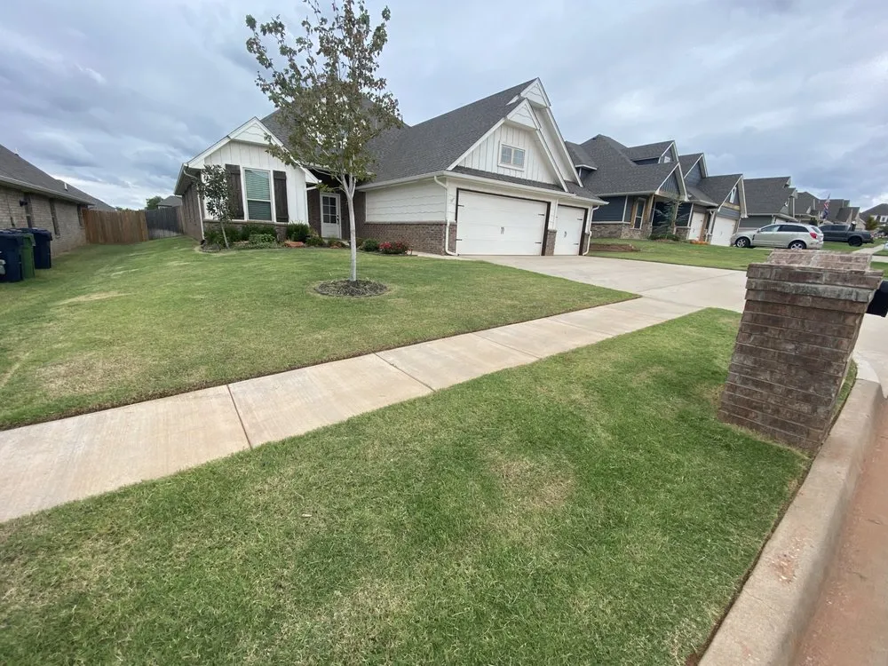 Affordable landscape installation in Edmond, OK - Brandon Seasonal Solutions