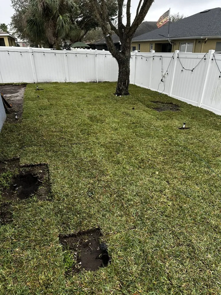 Professional landscape design in Riveriew, FL by Brandon Sod