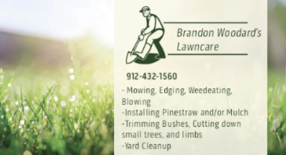 Affordable landscape installation in Ludowici, GA by Brandon Woodard’s Lawncare