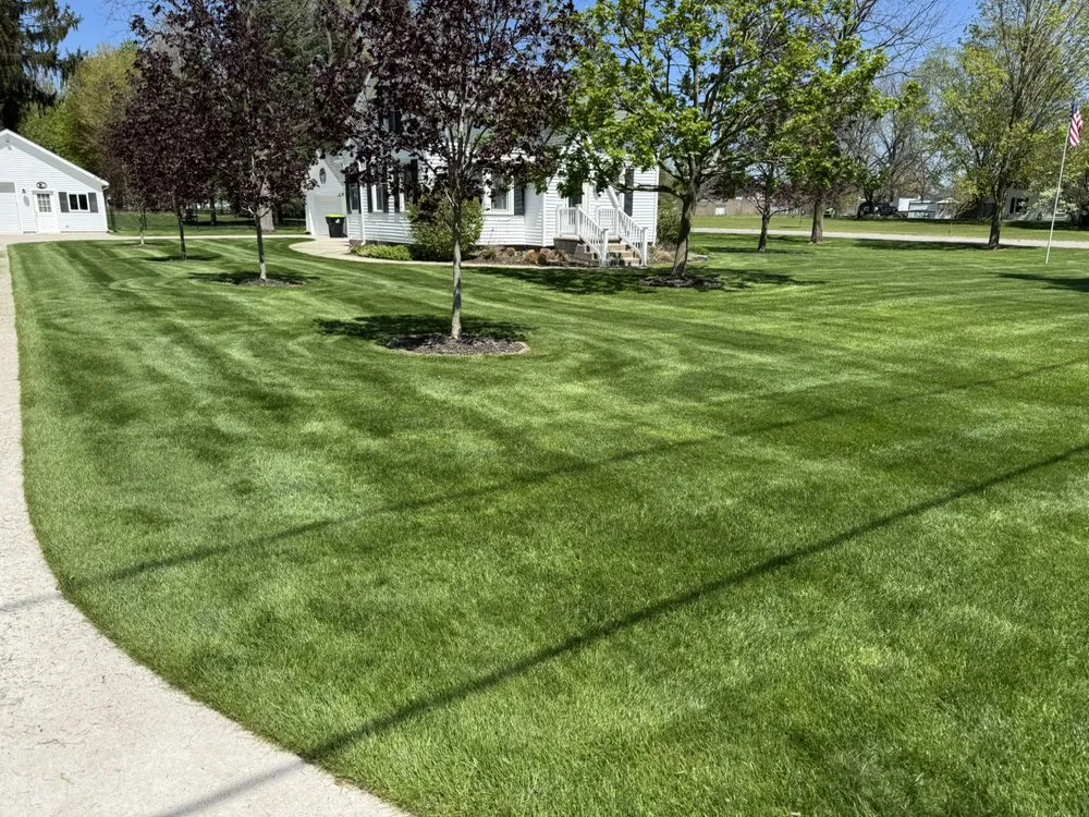 Custom garden landscaping in Greenville, MI by Brands Seasonal Solutions