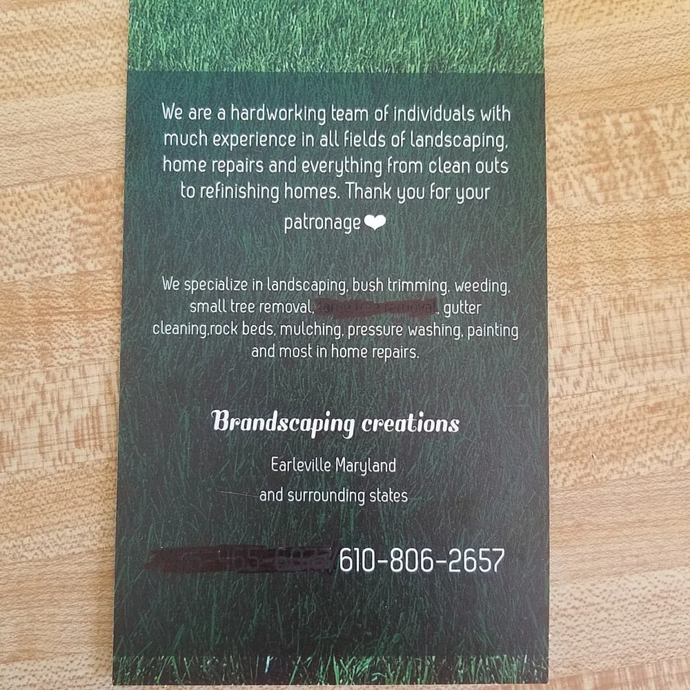 Professional residential landscaping near you in Earleville, MD by Brandscaping Creations