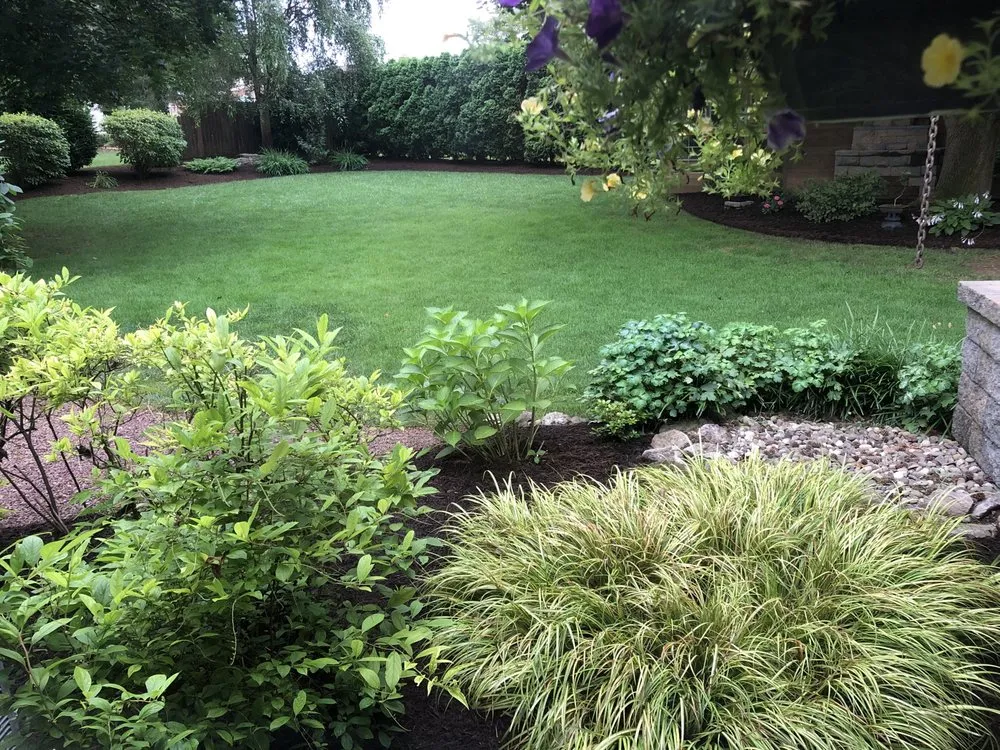 Custom garden landscaping with custom design across Palmyra, PA - Brandt's Landscaping
