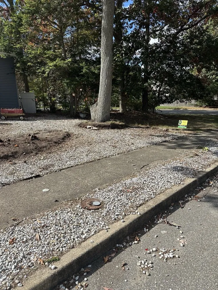 Custom outdoor landscaping with custom design in Browns Mills, NJ by Brandts Tree service