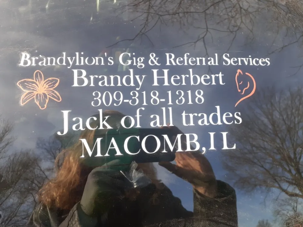 Local outdoor landscaping for year-round maintenance in Macomb, IL by Brandylion's Gig and Referral Services