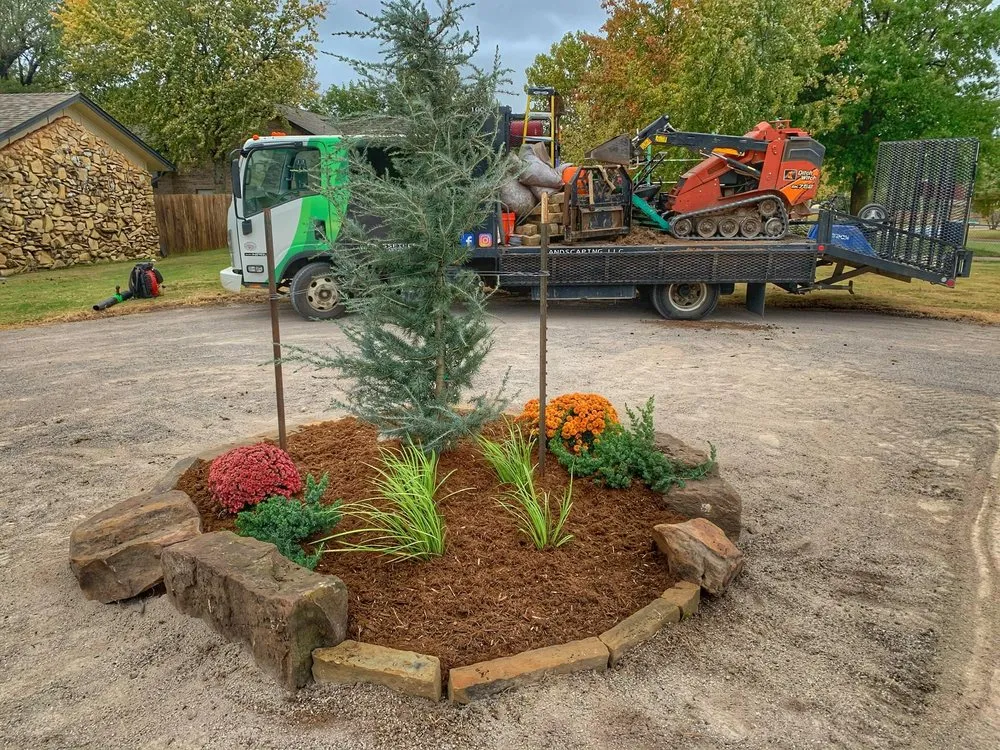 Expert landscape design in Oklahoma City, OK by Brassfield Landscaping