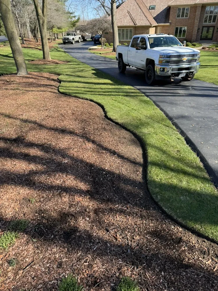 Affordable residential landscaping for year-round maintenance in Mundelein, IL by Braulio Mulch Supply