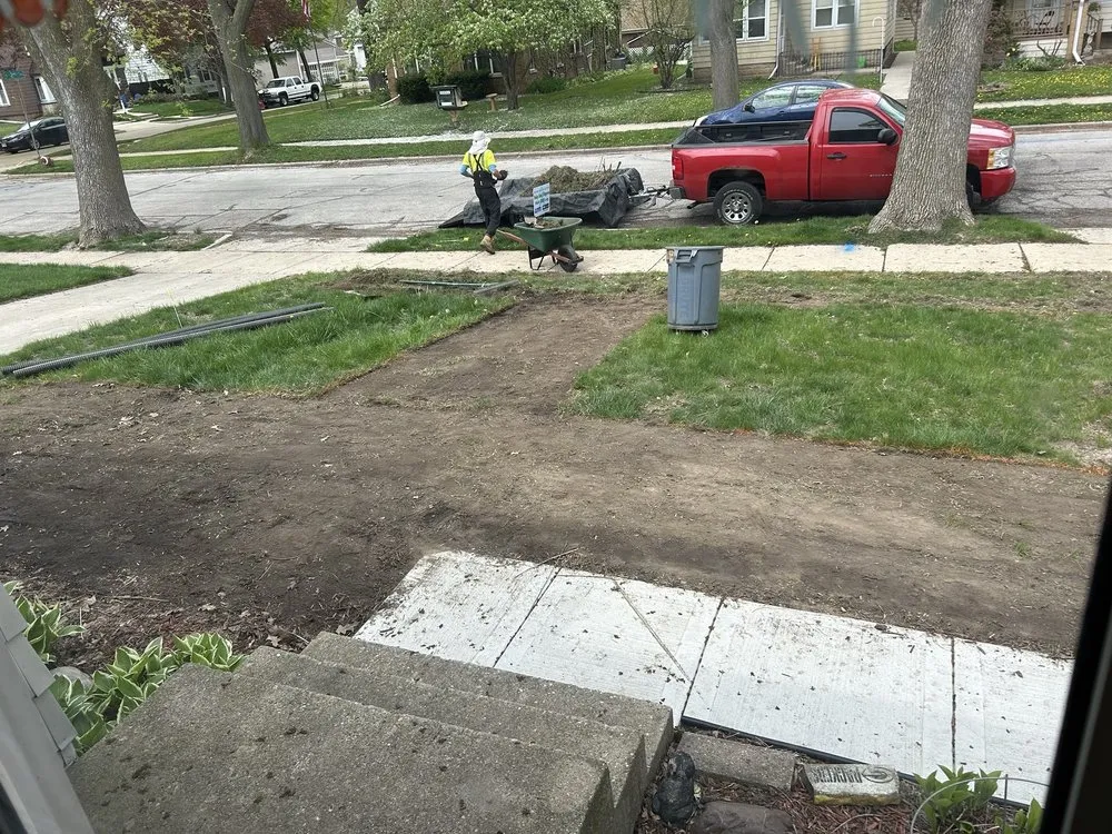 Professional yard cleanup service in Milwaukee, WI by Braun's All-Year Landscaping