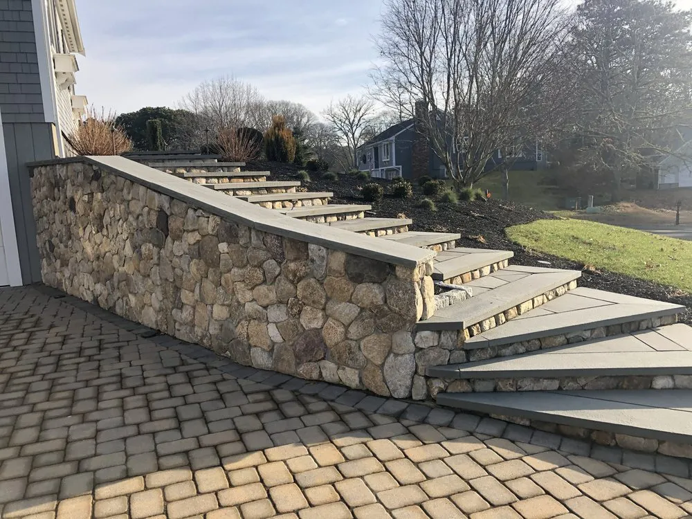 Local lawn mowing service for beautiful yards in Hyannis, MA by Brave’s Masonry & Landscaping