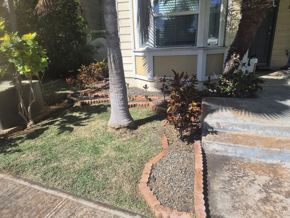 Professional landscape design for residential properties across Pearl City, HI - Braves Single Homes Lawn Services