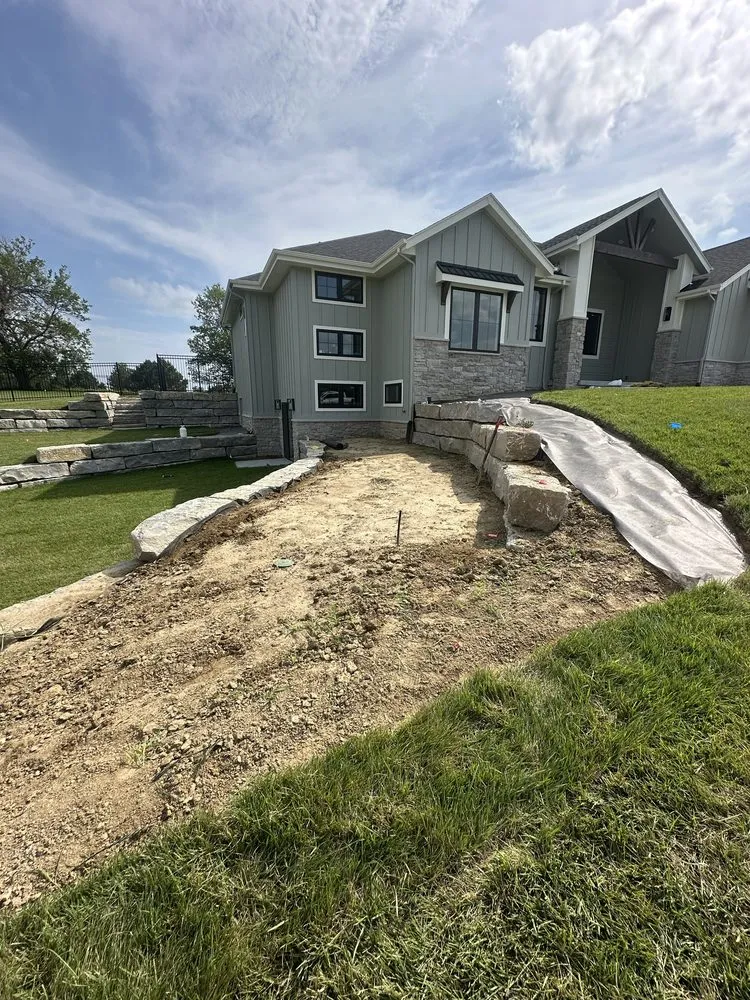 Custom lawn mowing service for year-round maintenance across Omaha, NE - Bravo Landscaping