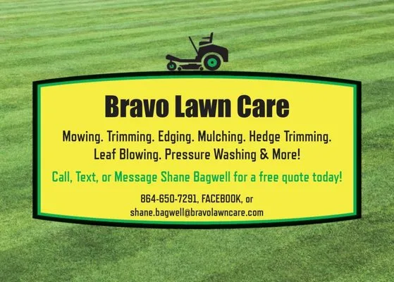 Bravo Lawn Care Logo
