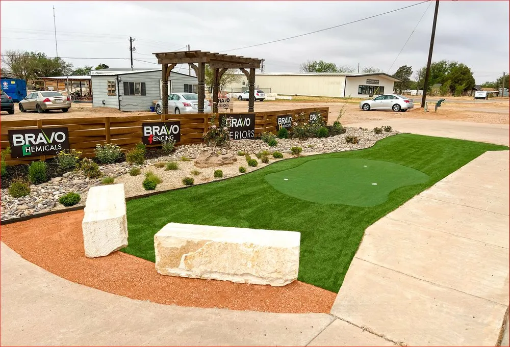 Local garden landscaping with custom design in Lubbock, TX by Bravo Xteriors