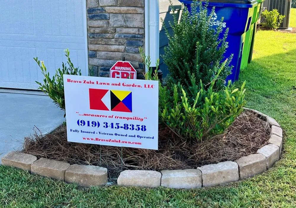 Trusted lawn care service in Wake Forest, NC by Bravo Zulu Lawn and Garden